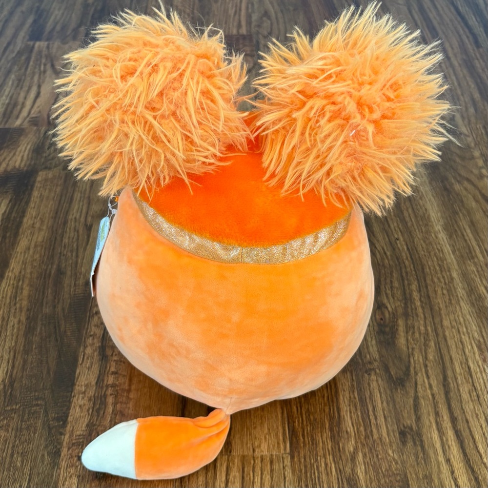 Mallora Squishmallow 10” The Orange Fox with gold headband, rare 2021 NW - Picture 2 of 4